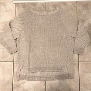 Express Oversized Boyfriend Tunic Sweater